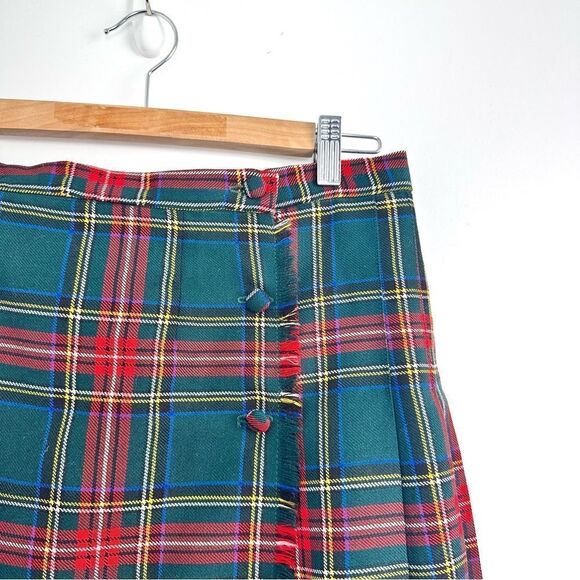 Vintage Bonda Nova Scotia Tartan Wool Pleated Kilt - Picture 5 of 13